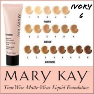 mary kay timewise matte wear liquid foundation ivory 6